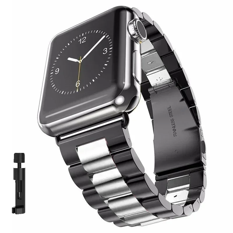 Starlight Stainless Steel Watch Band with Adjustable Metal Strap