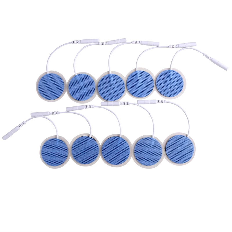 Electrode Pads 50/100pcs 32mm blue for Electric Tens Digital Therapy Machine Replacement Body Massager