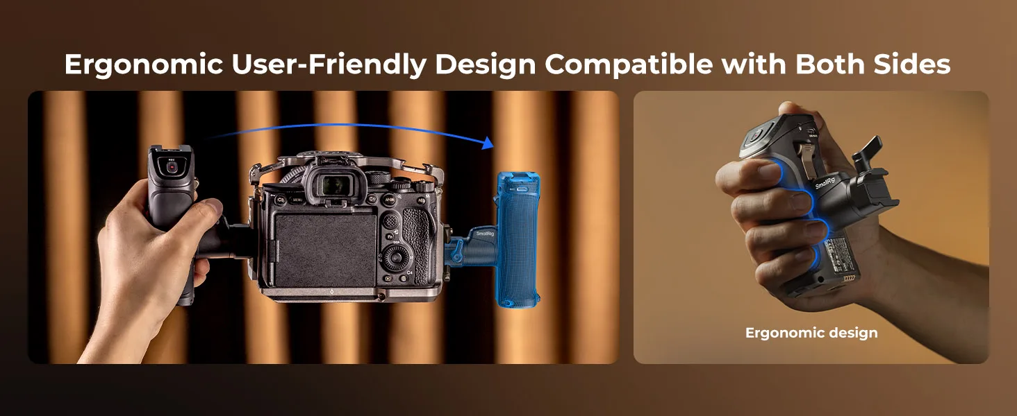 Rotating Side Handle with Trigger REC for Selected Sony Mirrorless Cameras for S