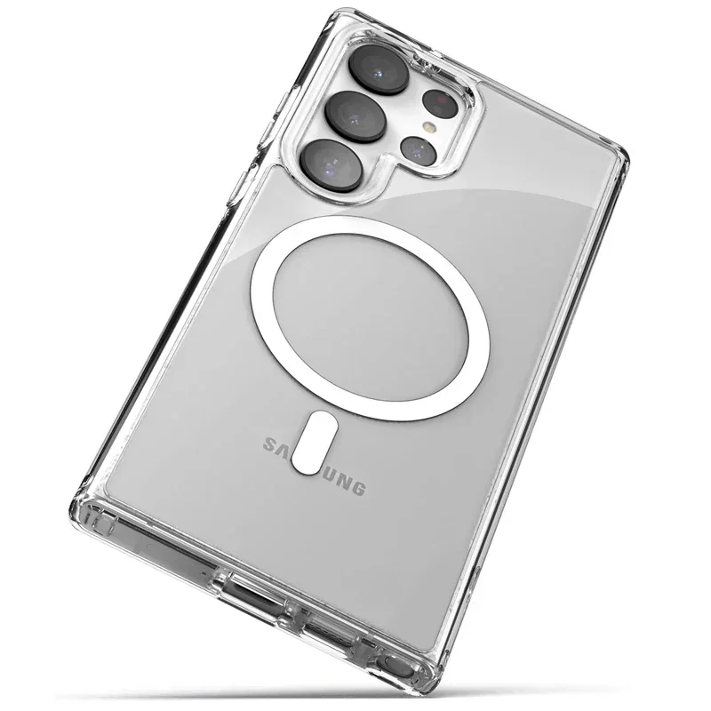 Original Magnetic Wireless Charging Shockproof Clear Case