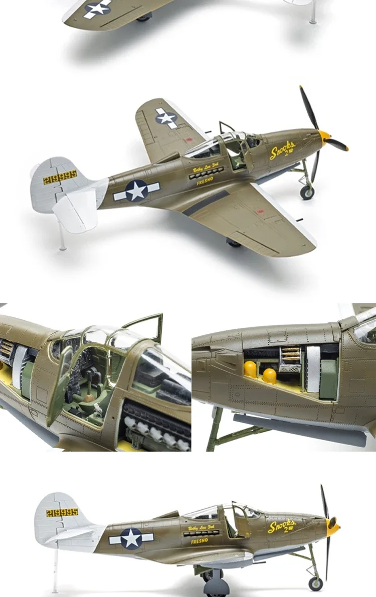 航空機アルミ製モデル 4機 オーセンティックモデルズ S.XIII フランス / Spad スパッド