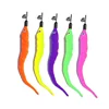 5pcs Colorful Cat Teaser Wand Rod Chase Toys Replacement Refill Plush Worms Pet Cat Tease Interactive Training Playing Stick Toy 4