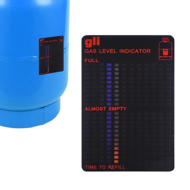 Gas Level Indicator Propane Butane LPG Fuel Gas Tank Level Indicator  Magnetic Gauge Caravan Bottle Temperature Measuring Stick - AliExpress