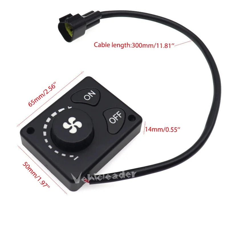 12V 24V Car Air Diesel Heater Parking Remote Controller Monitor Switch Board Park Heater Control Switch Knob