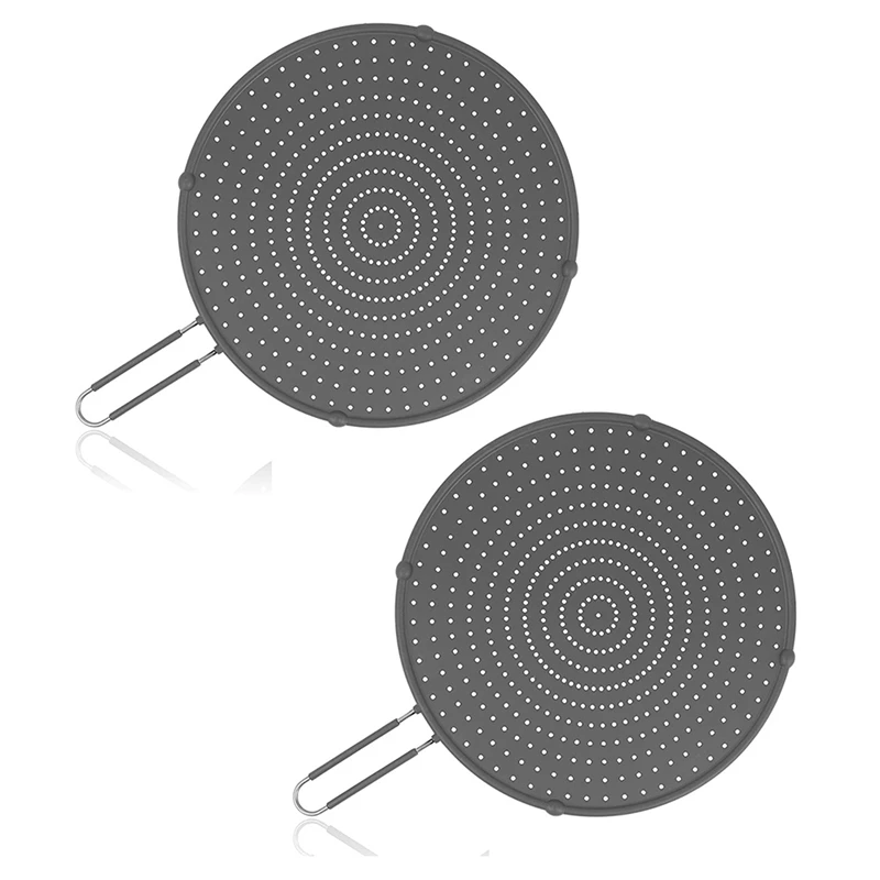 

Новый силиконовый экран от брызг для сковороды, используется в качестве защиты от брызг, охлаждающий коврик с фильтром, антипригарные экраны от брызг