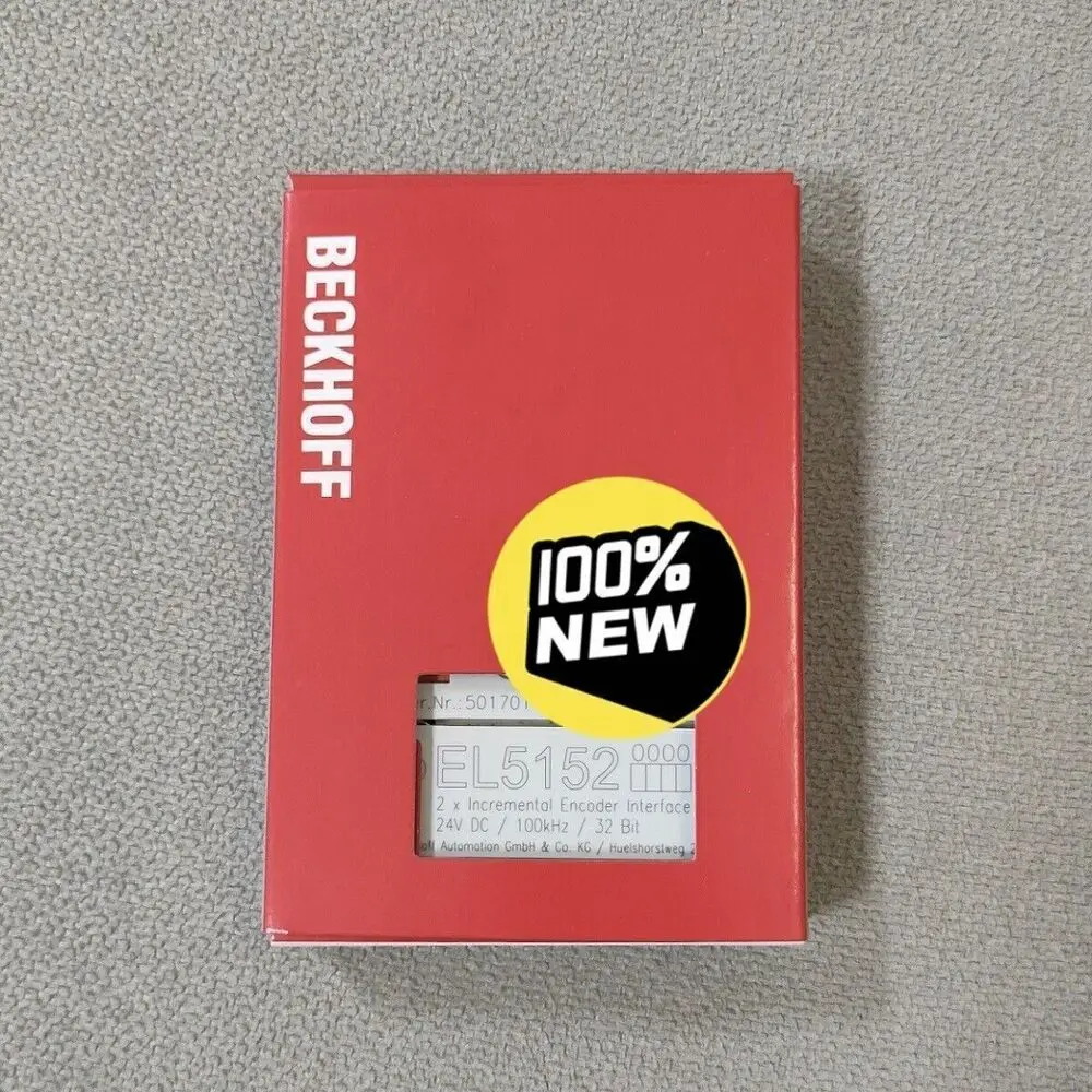 

Новый терминал ethernet EL5152, 2-канальный интерфейс кодирования, 24 В постоянного тока HTL,100 кГц