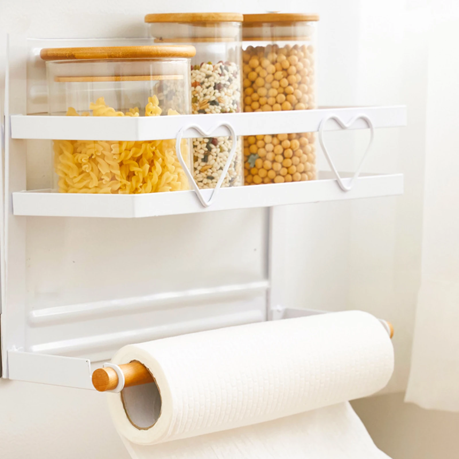 https://ae01.alicdn.com/kf/Sa4a63f244e6a43b5a131077050652094e/Magnetic-Spice-Rack-with-Paper-Towel-Holder-Fridge-Organizer-Shelf-for-Refrigerator-Small-Salt-Cooking-Oils.jpg