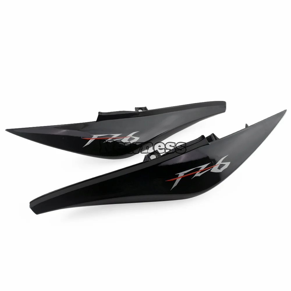 Gloss Black/Carbon Fairing Side Upper Tail Seat Cover Cowl For Yamaha FZ6 FZ6-N FZ-6N FZ 6N 2006 2007 2009 FZ6N Protector Motorcycle Fairing