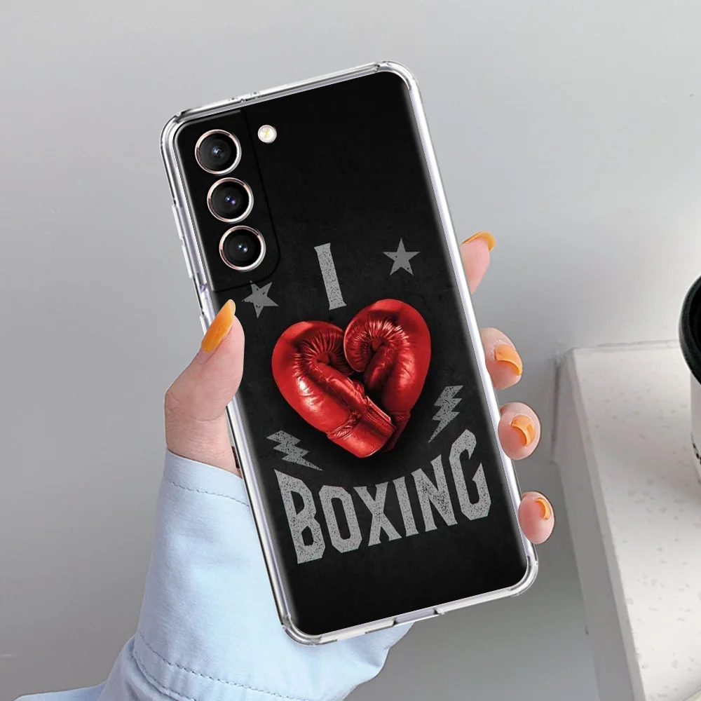 Boxing Champion Themed Soft Clear Phone Case