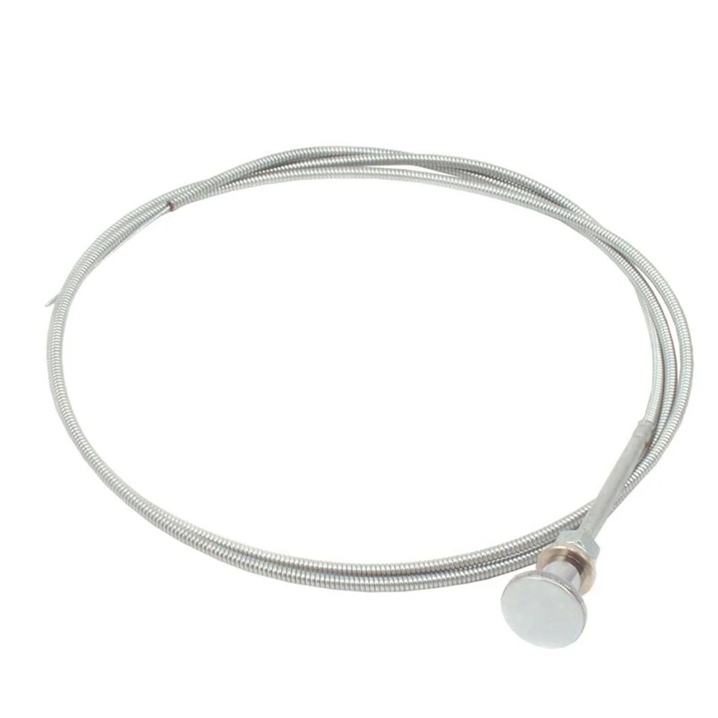6-Foot Chrome Choke Cable - Universal Fit For Hot Rods, Chevy, Ford, Mopar, GM & More