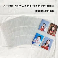 PLRBOK A4, прозрачный, 10 шт., сменные страницы для фотоальбома, защита для файлов, 4 отверстия, 6 × 4, 10 × 15, 4 кольца, папка для фотографий, открытка, открытка, блокнот — изображение 2