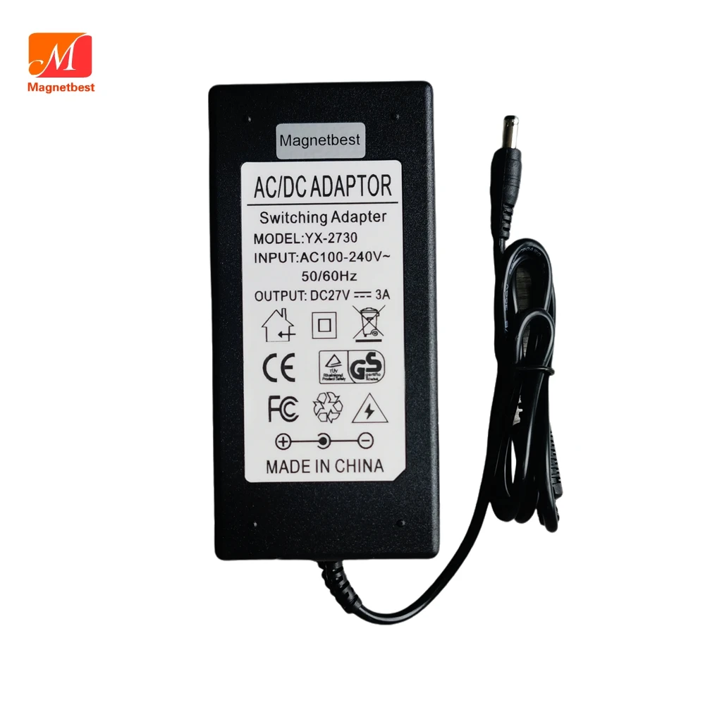 27V 2.5A 3A 27볼트 어댑터 충전기 AC DC 변압기 스위칭형 EU US AU UK 케이블 코드 전원 공급 장치 5.5*2.5mm 컨버터
