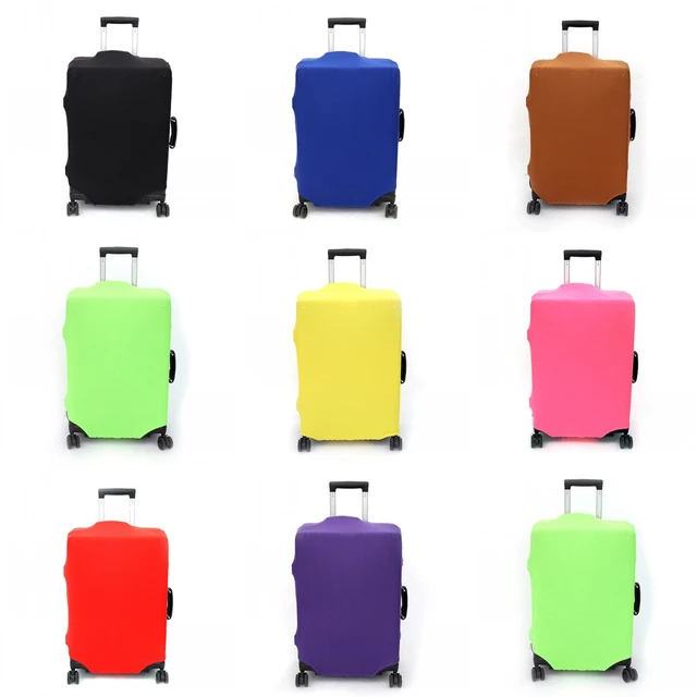 Accessori da viaggio copertura per bagagli protezione per valigia copertura  antipolvere per bagagli elasticità Set per bagagliaio per aereo custodia  per valigia da viaggio - AliExpress