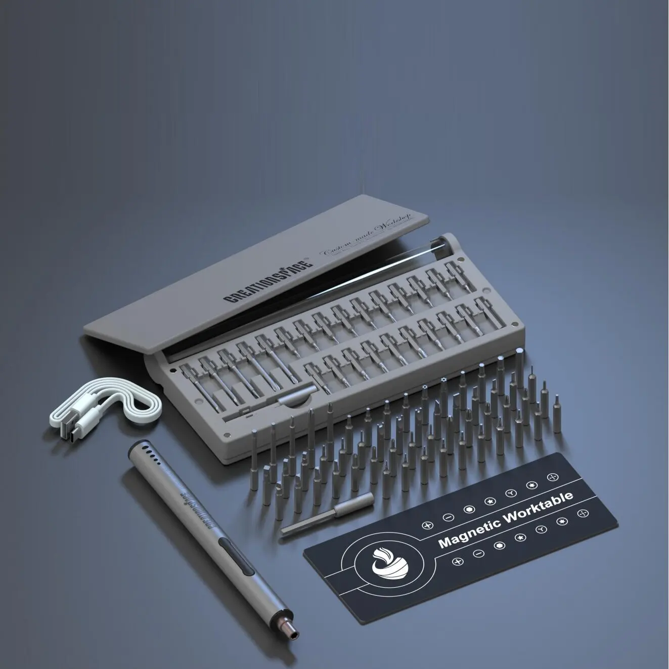 Creationspace Electric Screwdriver Set Smart Cordless Electric