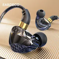 EARDECO 3.5mm Wired Headphones HIFI Bass Wired Earphone Earbuds inear Headphones Phone Mobile Headset with Mic Earphone Handfree 1