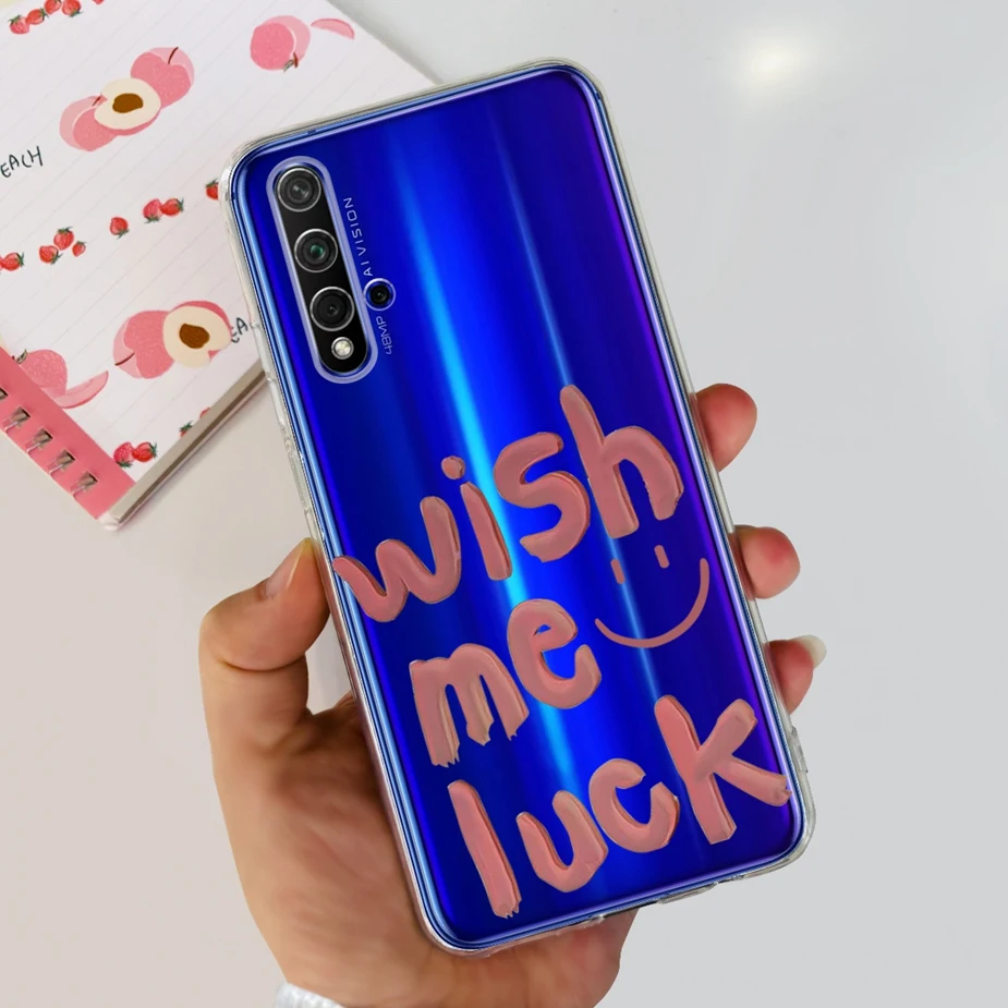 Stylish Painted Clear Silicone Phone Case Cover - Soft s Design