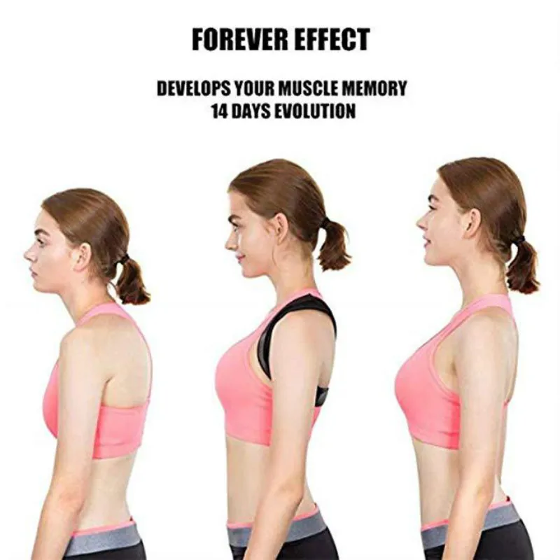 Posture Corrector Clavicle Spine Back Brace Belt Adjustable Back Shoulder Lumbar Posture Correction Posture Support Body Shape