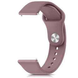 Universal Smartwatch Replacement Band - 20mm/22mm Adjustable Strap - Forerunner 255 Music (Smoky Purple)