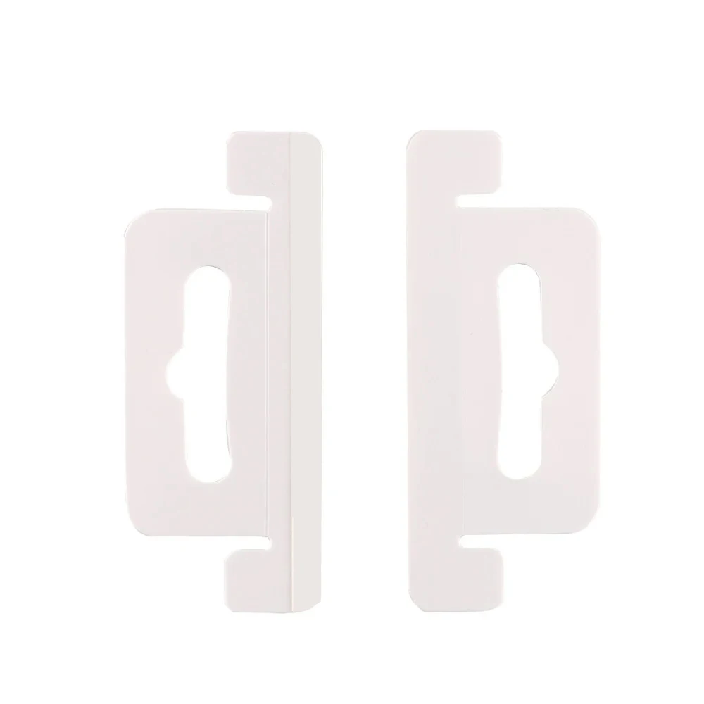 Massen-Aufhängelaschen mit Euro-Loch-Kleber, schwarz, durchsichtig, zum Aufhängen von Laschen, für Waren, Verpackungen, Boxen, Taschen, PVC-Aufhänger, Hakenhaken aus Kunststoff – Detail 3