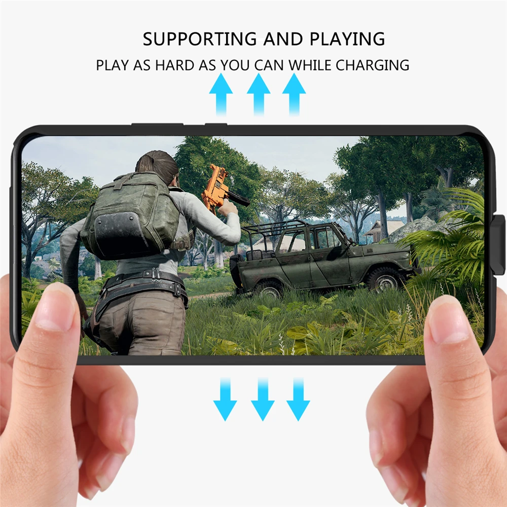 NTSPACE Battery Charger Cases For Huawei Nova 4 Power Case 6500mAh Backup Power Bank External Battery Portable Charging Cover