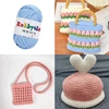 100g Thick Yarn Super Soft Colored Cloth Fabric Strip Yarn For Hand Knitting Woven Bag Carpet Basket DIY Hand-knitted Material 2