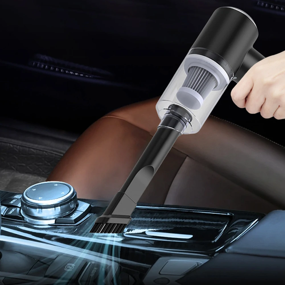 6000Pa Mini Portable Cleaner Dual Use Cordless Handheld Vacuum Cleaner 120W Powerful Portable Cleaning Machine for Car Household 2