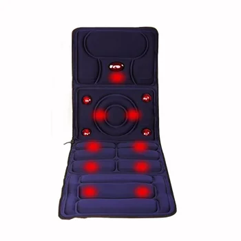 8 Mode Full-Body Massager Far Infrared Relieve Back Fatigue Mattress Cushion Vibration Head 2