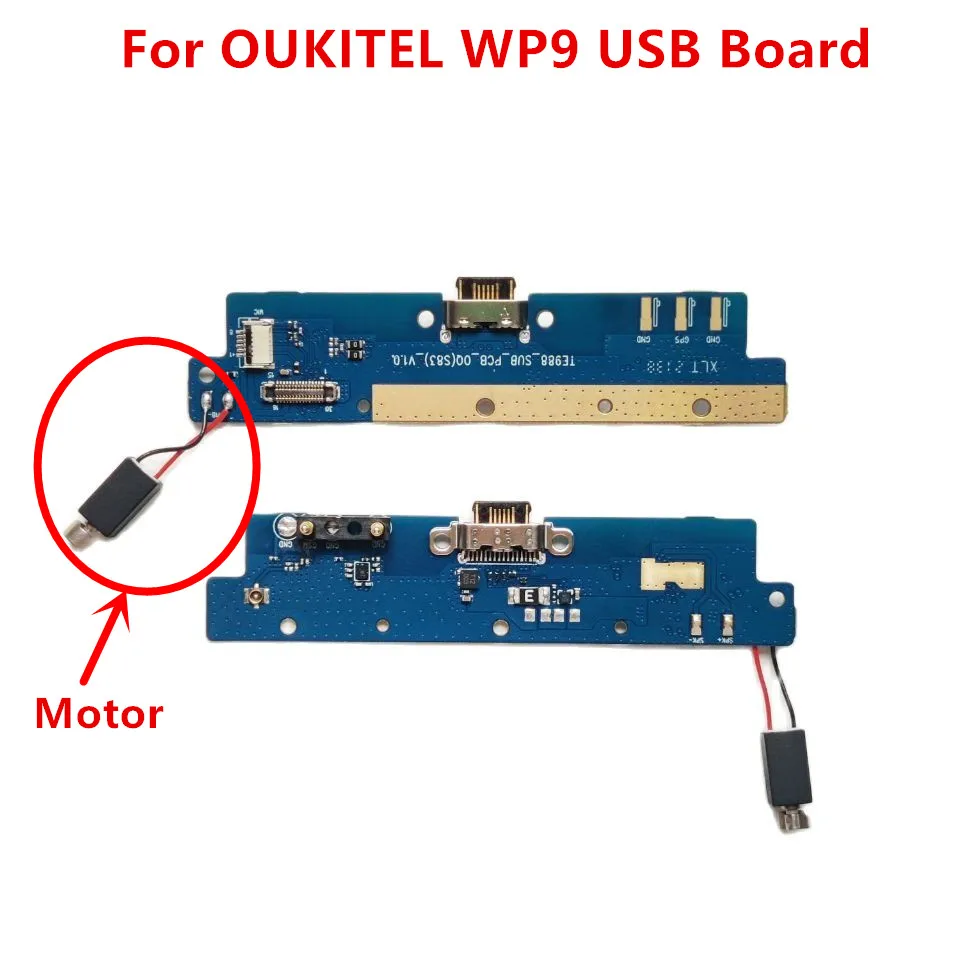OUKITEL WP9 USB Board + Motor Charger Plug Repair Accessories Replacement cell phone charging accessories,phone repair parts