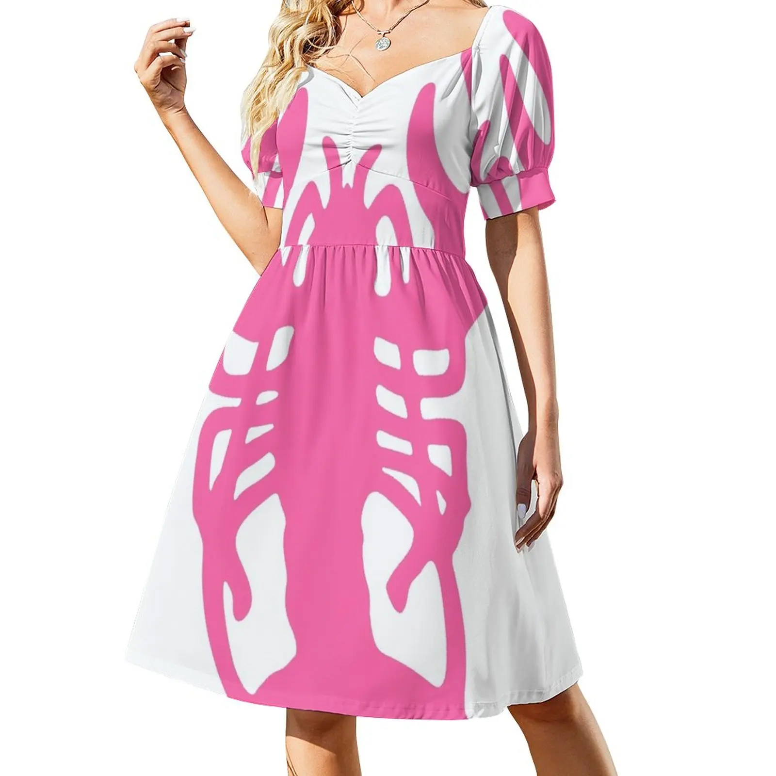 

Pink Lobster Dress elegant party dresses for women 2023 cute dress long sleeve dress Women's summer dress