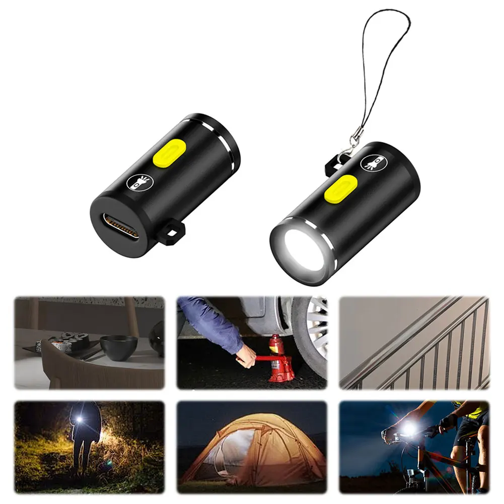 5PCS LED Handheld Mini Flashlight Aluminum Alloy Small Pocket Flashlight Portable Camping Flashlight for Outdoor Hiking Camping