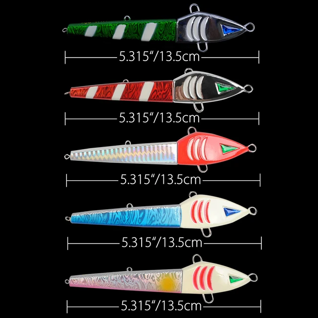 110g Luminous Metal Jig Lead Casting Fishing Spoon Lures Deep Sea Hard Bait  Saltwater Halibut Bluefin Tuna Crankbait Wobbler - AliExpress