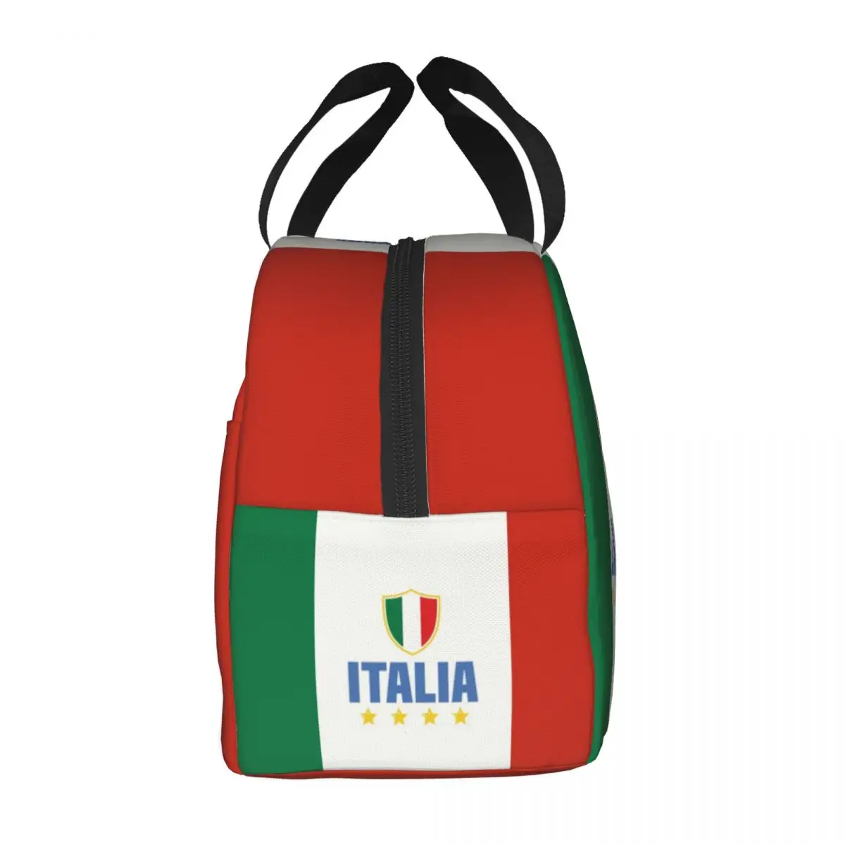 Flag Of Italy Lunch Bag Italian Patriotic Resuable Cooler Thermal Insulated Lunch Box for Work School Picnic Food Bags