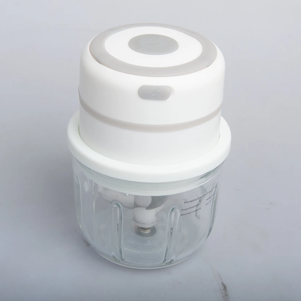Houselin Electric Garlic Chopper, Portable Cordless Mini Food Processor, Rechargeable Vegetable Chopper Blender 5