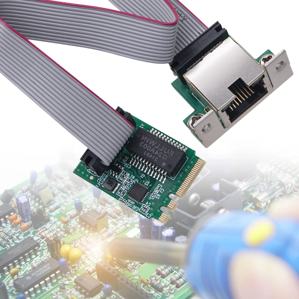 M.2 네트워크 카드 단일 포트 RJ45 M.2 RJ45 LAN 어댑터 Windows Linux용 데스크탑 PC용 RTL8111H 칩 이더넷 네트워크 카드