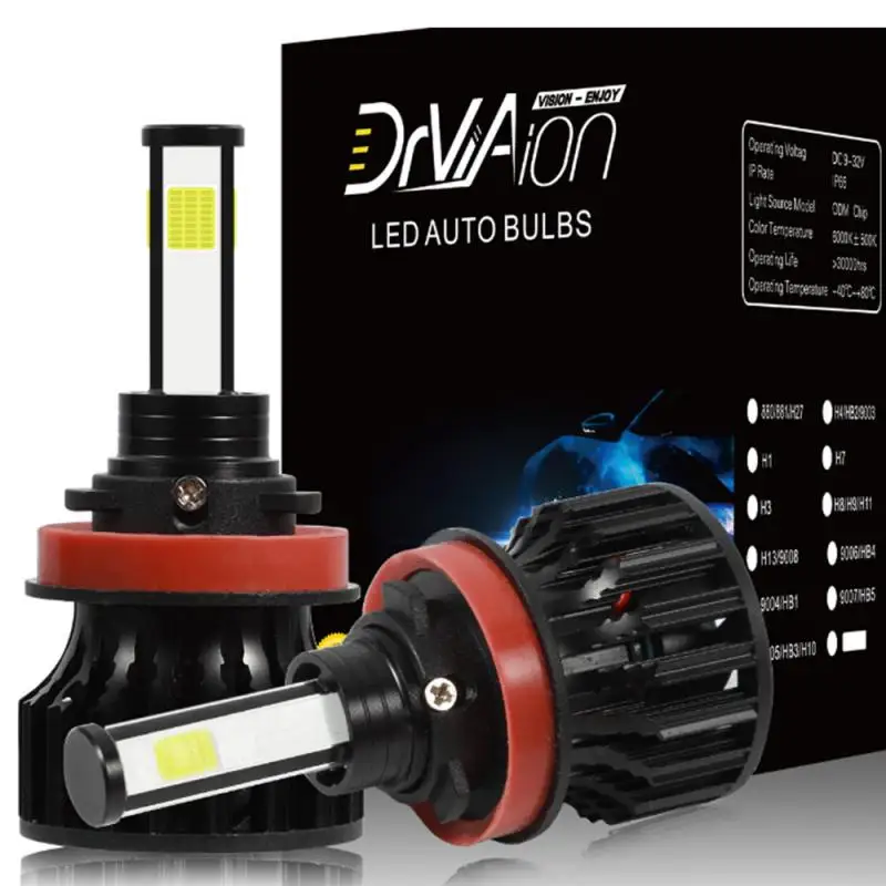 

Мини Автомобильные фары H11 H8 H9 комплект фар 12000 лм 6500 К Яркие Белые автомобильные профессиональные аксессуары