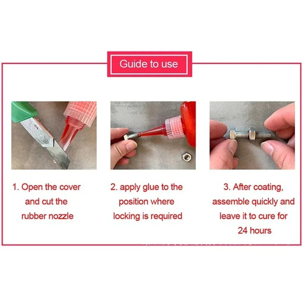 10ml Adhesive Wire Sealing Anti-Corrosion Thread Anti-Pressure Blue 242 Glue Anaerobic Screw Lock New Anaerobic Adhesive NEW