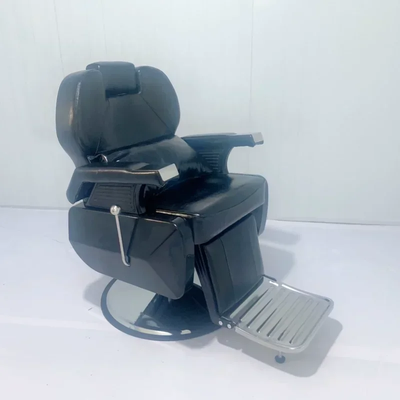 Hair Salon Dedicated Barber Chairs Recliner Retro Hairdressing Lifting Barber Chair Rotate Silla Barberia Beauty FurnitureQF50BC