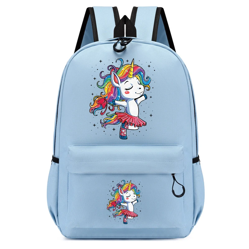 Meisjes School Rugzakken Paard Ballet Cartoon Boekentas Kinderen Nylon Bagpack Kinderen Schooltas Student Boekentas Kleuterschool Mochila