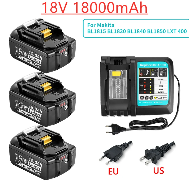 100% Original 18V 18000mAh Aufladbare Power Werkzeuge Batterie Mit