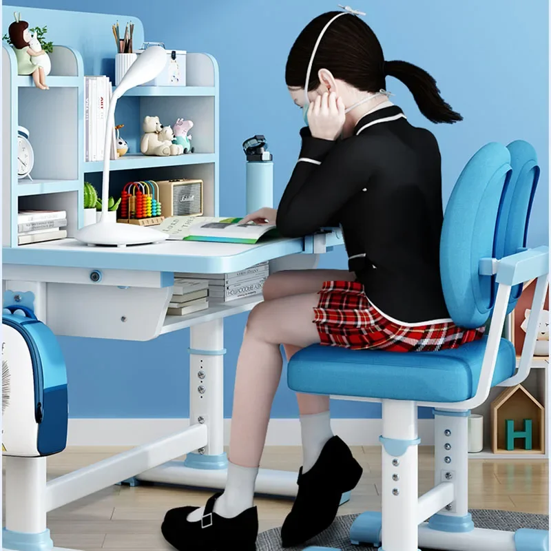 Children Table Children's Desk School Furniture Student Kids Child Chair Set Room Study Supplies Tables Elementary Small