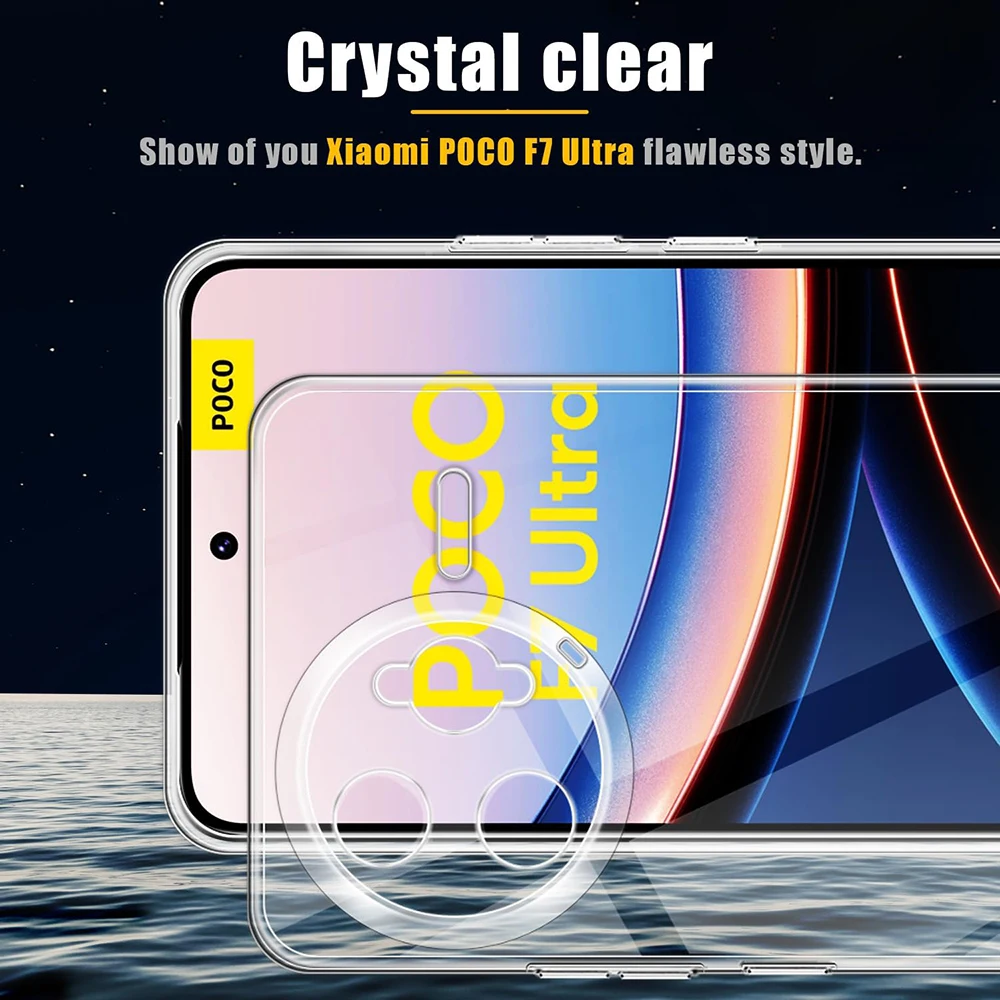 Ultra Thin Transparent Silicone Clear Soft Shell Back Cover