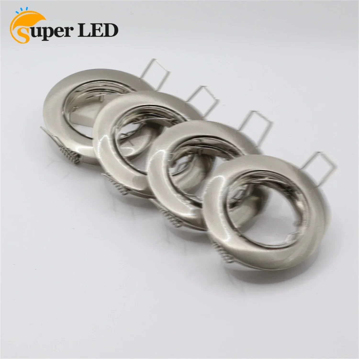 

JOYINLED монтажная рамка GU10, монтажное кольцо, фотоатласная никелевая черная рамка с вырезом 70 мм