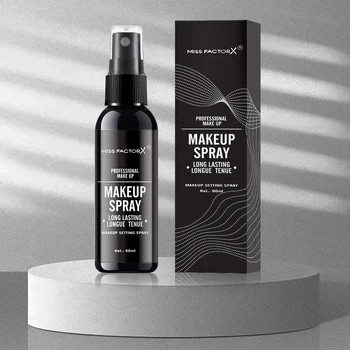 Professional lasting face makeup spray 60ml-waterproof, anti-sweat, oil control, anti-halo dyeing formula, matte makeup 1