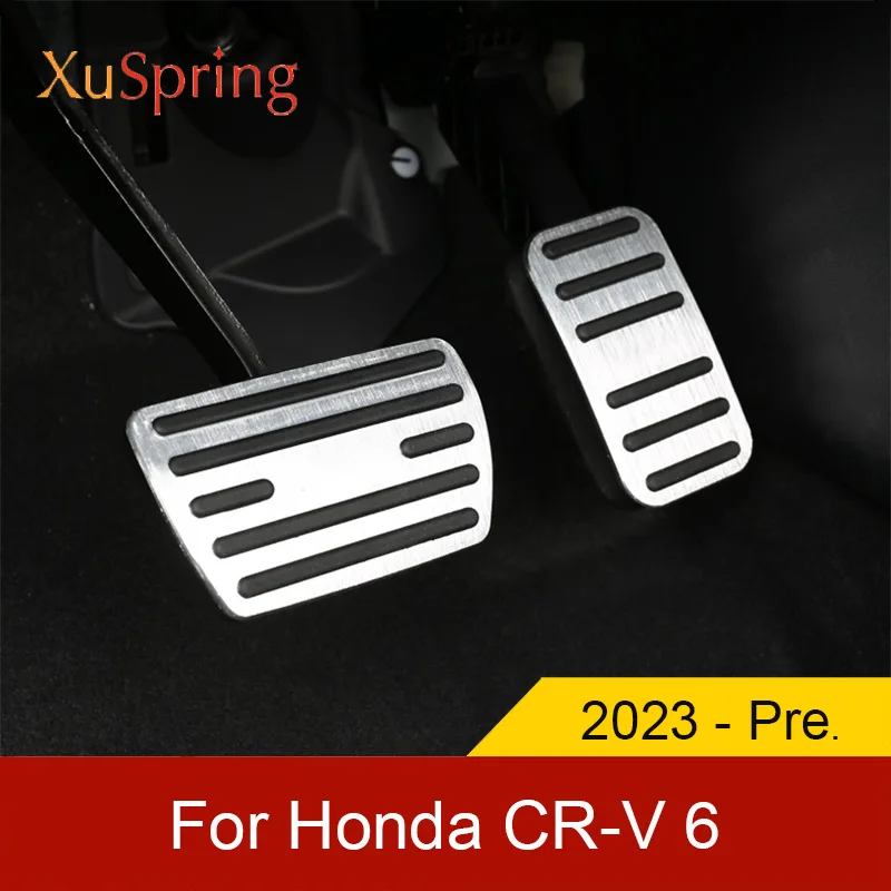 

Для Honda CR-V CRV 2023-pre скоритель тормоза педаль подножка пластина сцепления дроссельной заслонки автомобильный Стайлинг
