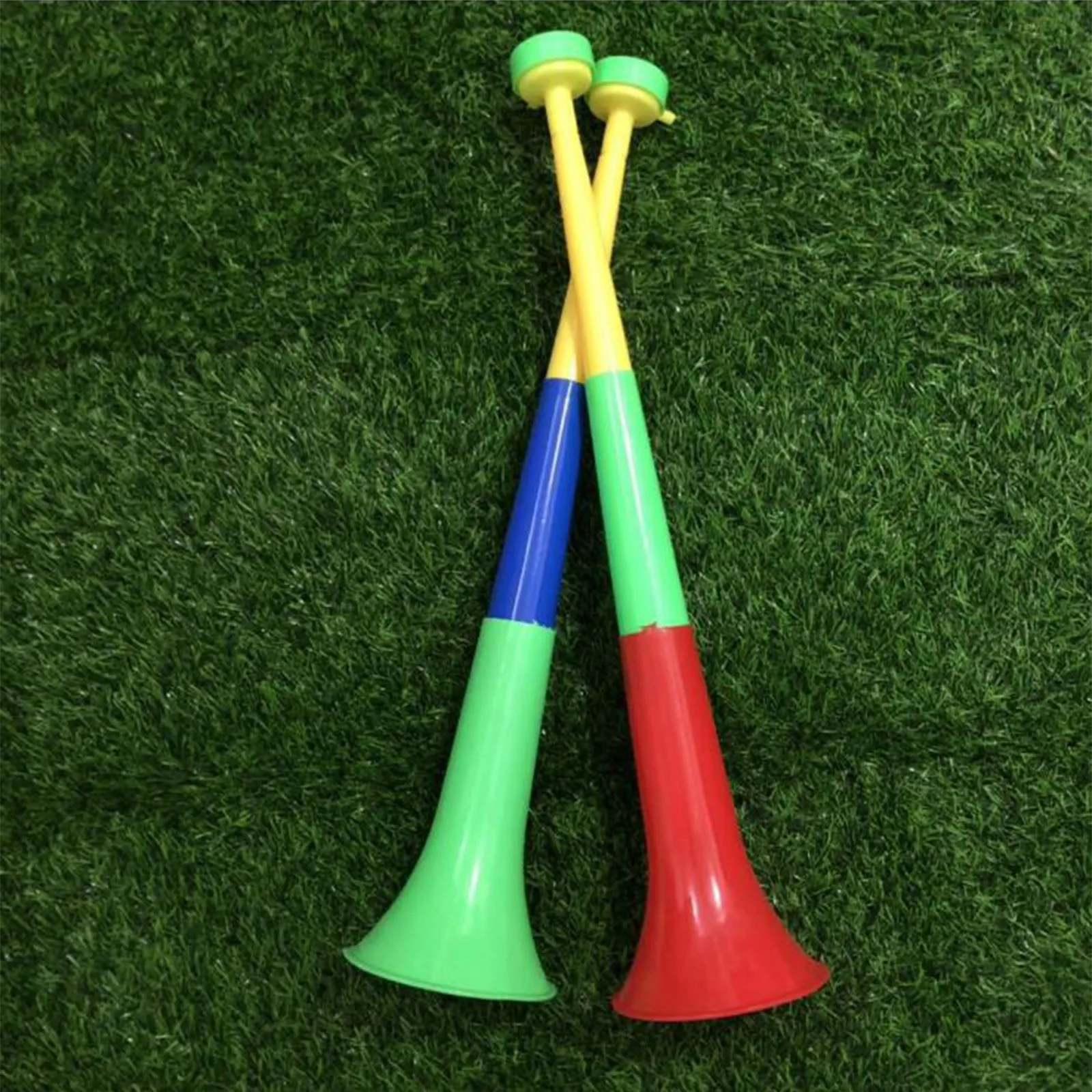 Football Stadium Cheer Fan Horns Soccer Ball Vuvuzela Cheerleading Kid Trumpet Random Color 1pc