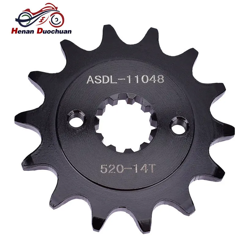 Передняя Звездочка для мотоцикла 520 14T для Honda AX-1 XL250 M N P2 Degree 250 MD26 XL 250S MD 31 XR250 XL XR 250