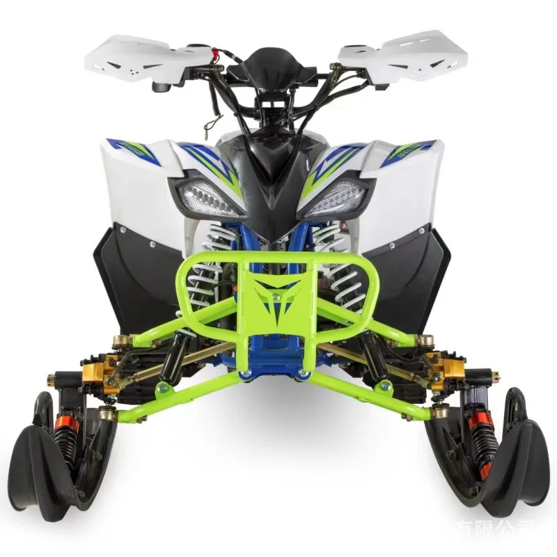 Ice and Snow Amusement Equipment Fuel Electric Snowmobile Children Parent-Child Snow Tank off-Road Vehicle Kart
