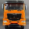 RC Trucks 1/14 6x6 RC Hydraulic Dump Truck CNC Metal Head Shell with Light and Sound System Metal RC Car Model Toys for Boys 4