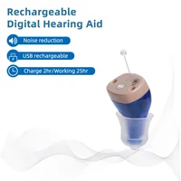 FHC Best Hearing Aids C420 Rechargeable Invisible For Deafness Elderly Adjustable Micro Wireless Hearing Aid Sound Amplifier 1