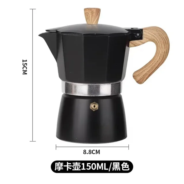 Single Valve Moka Pot for Home Use, Espresso Coffee Maker, Hand Brew Coffee Maker, Espresso Extraction Pot, Moka Coffee Maker 5